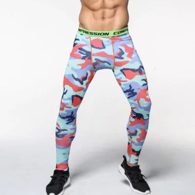 Mens Camo Leggings For Workout