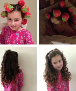 Heatless Strawberry Curlers For Wavy Hair