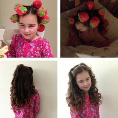 Heatless Strawberry Curlers For Wavy Hair