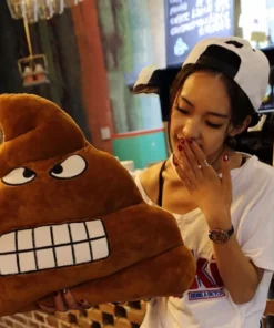 Plush Poop Emoji Pillow