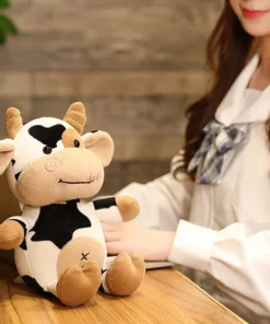 Cute & Cozy Cow Stuffed Animal Hugging Plush