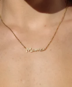 Letter Mama Necklace Gold Chain