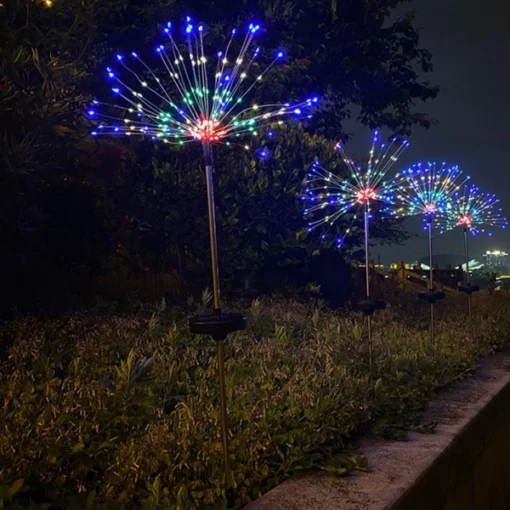 Solar Sparkler Lights For Garden Paths & Walkways