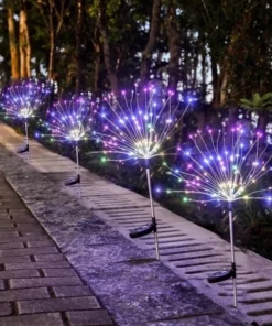 Solar Sparkler Lights For Garden Paths & Walkways