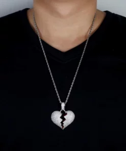 Broken Heart Chain Necklace