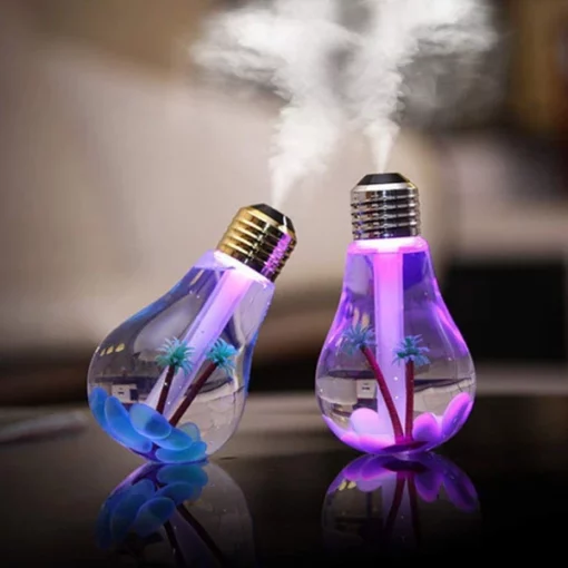 Color Changing Bulb Humidifier Night Light