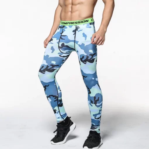 Mens Camo Leggings For Workout