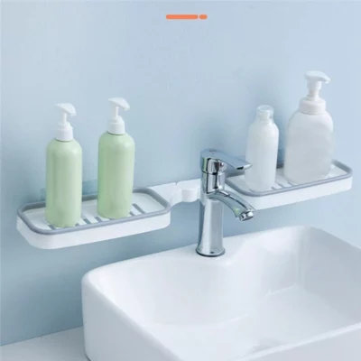 Bathroom Corner Punch-Free Rack