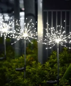 Solar Sparkler Lights For Garden Paths & Walkways