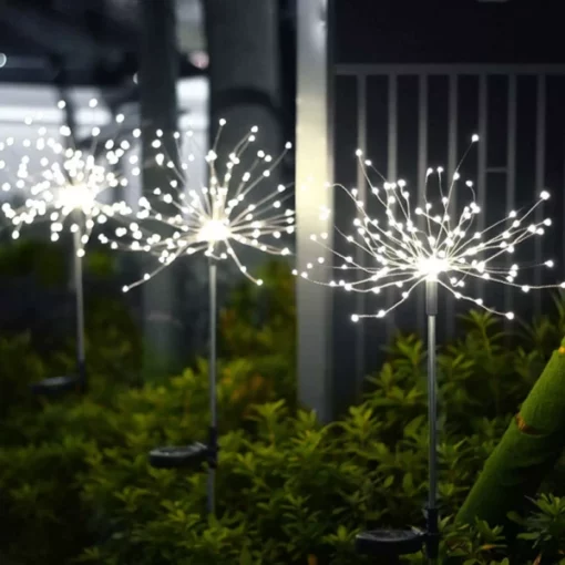 Solar Sparkler Lights For Garden Paths & Walkways