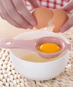 Wheat Straw Handheld Egg Yolk Separator Tool