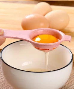 Wheat Straw Handheld Egg Yolk Separator Tool