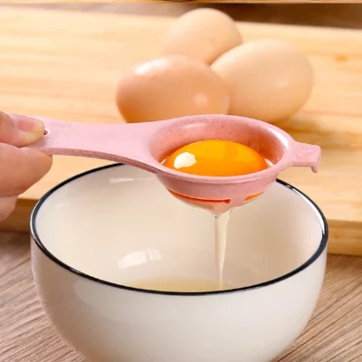 Wheat Straw Handheld Egg Yolk Separator Tool