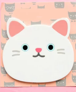 Cat Shaped Tea Coaster Cup Mat