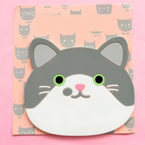 Cat Shaped Tea Coaster Cup Mat