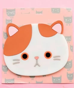 Cat Shaped Tea Coaster Cup Mat