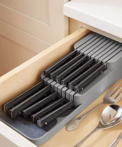 Compact Cutlery Organizer Kitchen Drawer Tray