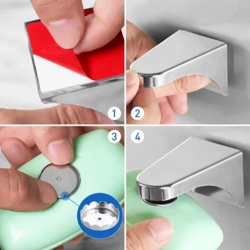 Wall Mounted Magnetic Soap Holder