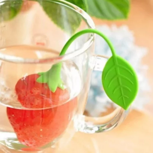 strawberry silicone tea infuser