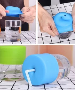 Spill-Proof Elephant Sippy Cup Lids