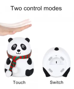 7 Color Baby Panda Night Light