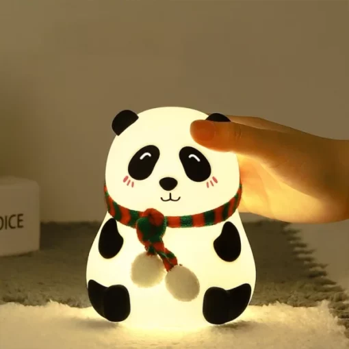 7 Color Baby Panda Night Light