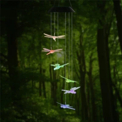 Solar Dragonfly Wind Chime