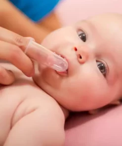 Dual-Sided Silicone Infant Finger Toothbrush