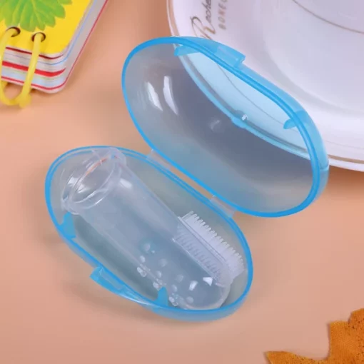 Dual-Sided Silicone Infant Finger Toothbrush - Image 5