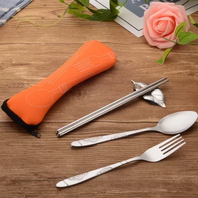 Portable Tableware Bag