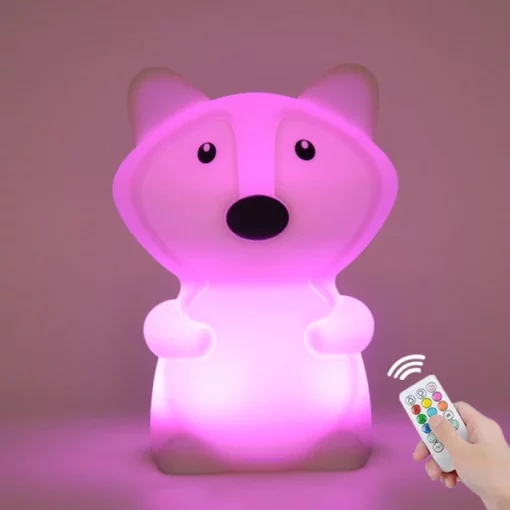 Cute Fox Night Light For Kids