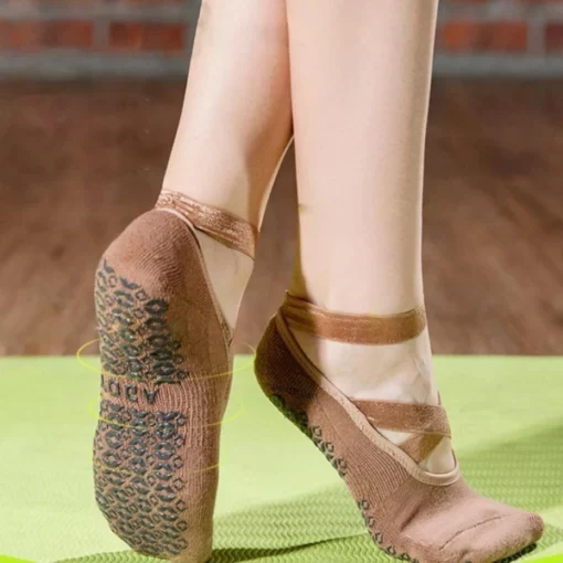 Non-Slip Ballerina Ballet Socks with Grips