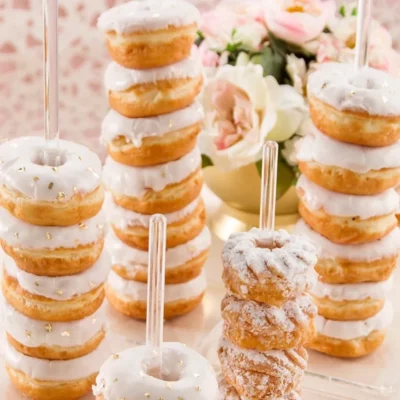 Ring Donut Holder Stand For Fancy Serving