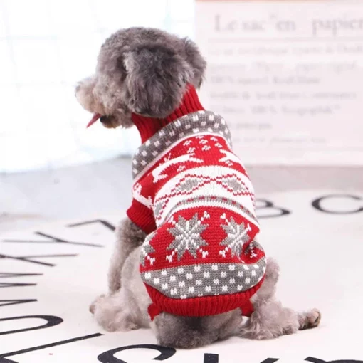 Adorable Dog Reindeer Costume For Christmas