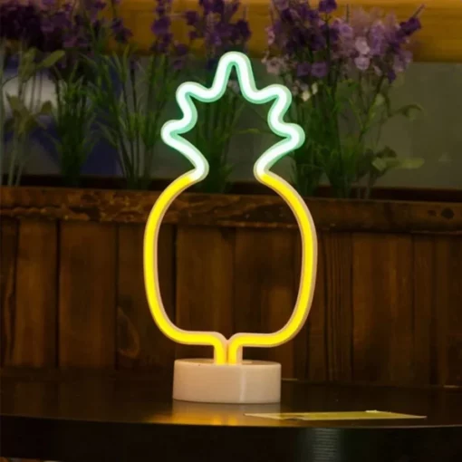 USB Powered Pineapple Neon Light