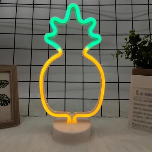 USB Powered Pineapple Neon Light