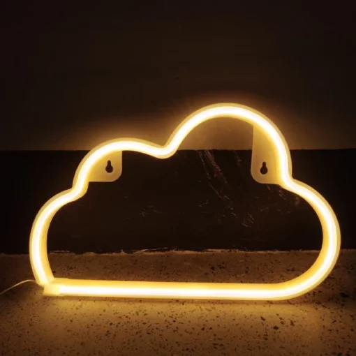 Cloud Neon Light Sign For Luxury Décor Vibes