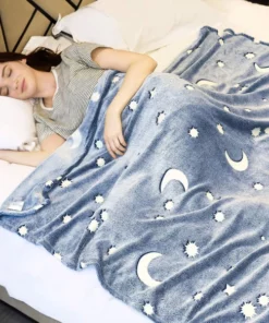 Super Soft & Plush Magic Glow In The Dark Blanket