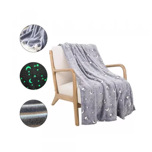 Super Soft & Plush Magic Glow In The Dark Blanket