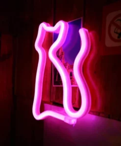 Cute Cat Neon Light Sign