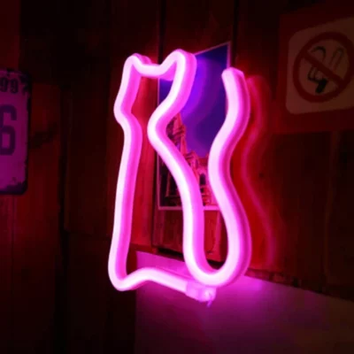 Cute Cat Neon Light Sign