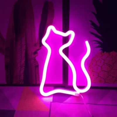 Cute Cat Neon Light Sign