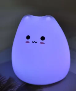 Color-Changing Cat Night Light Lamp