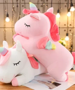 Cute & Fluffy Rainbow Unicorn Plush Toy