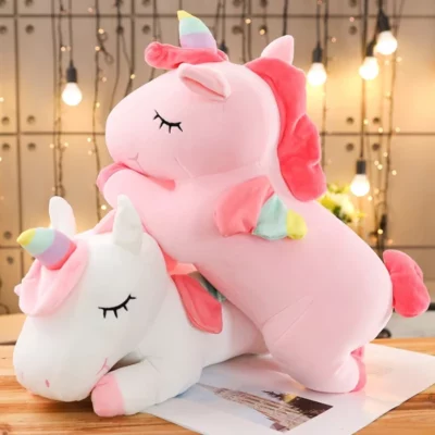 Cute & Fluffy Rainbow Unicorn Plush Toy