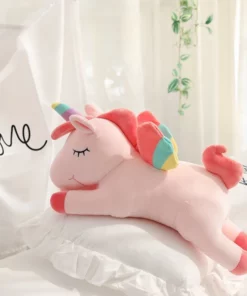 Cute & Fluffy Rainbow Unicorn Plush Toy