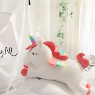 Cute & Fluffy Rainbow Unicorn Plush Toy