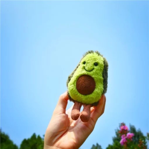 Cute Avocado Keychain Plush