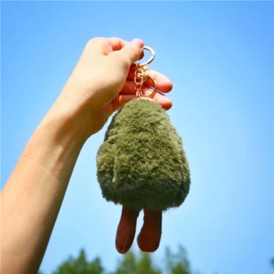 Cute Avocado Keychain Plush