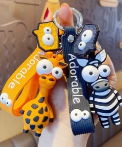 Animal-Shaped Funny Toys Car Keychain